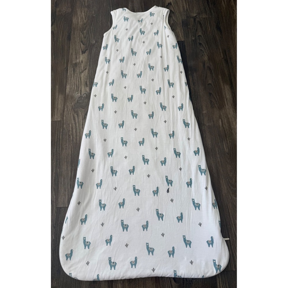 Kyte Baby Llama Cactus Bamboo Sleep Bag 1.0 TOG Large Cream Wearable Blanket